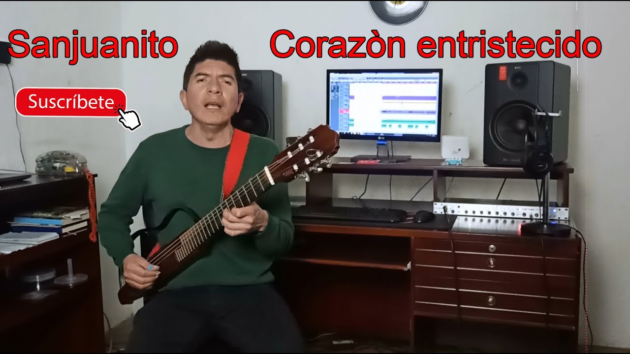 CORAZÒN ENTRISTECIDO / KLEVER BERRONES - Sanjuanito_ Requinto / Guitarra ( MÙSICA BAILABLE)