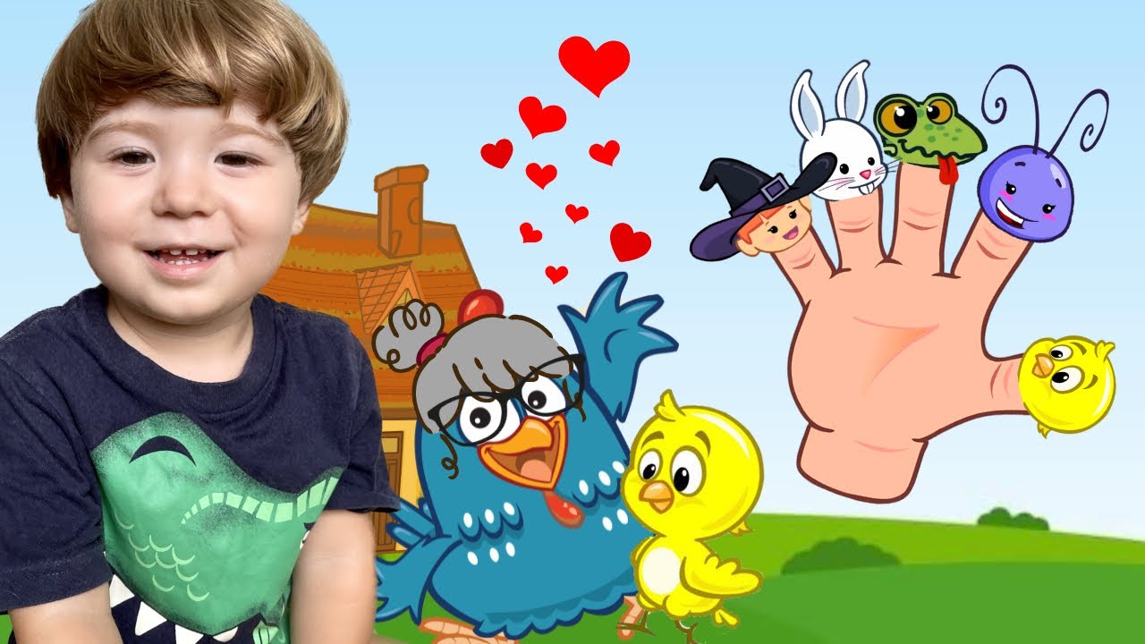 Galinha Pintadinha em Família dos Dedos - Dia Da Vovó - Música infantil - Heitor Ferris