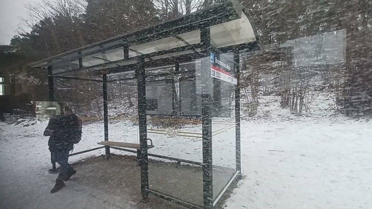 Buss 118 Från Lavettvägen Till Spånga Station 