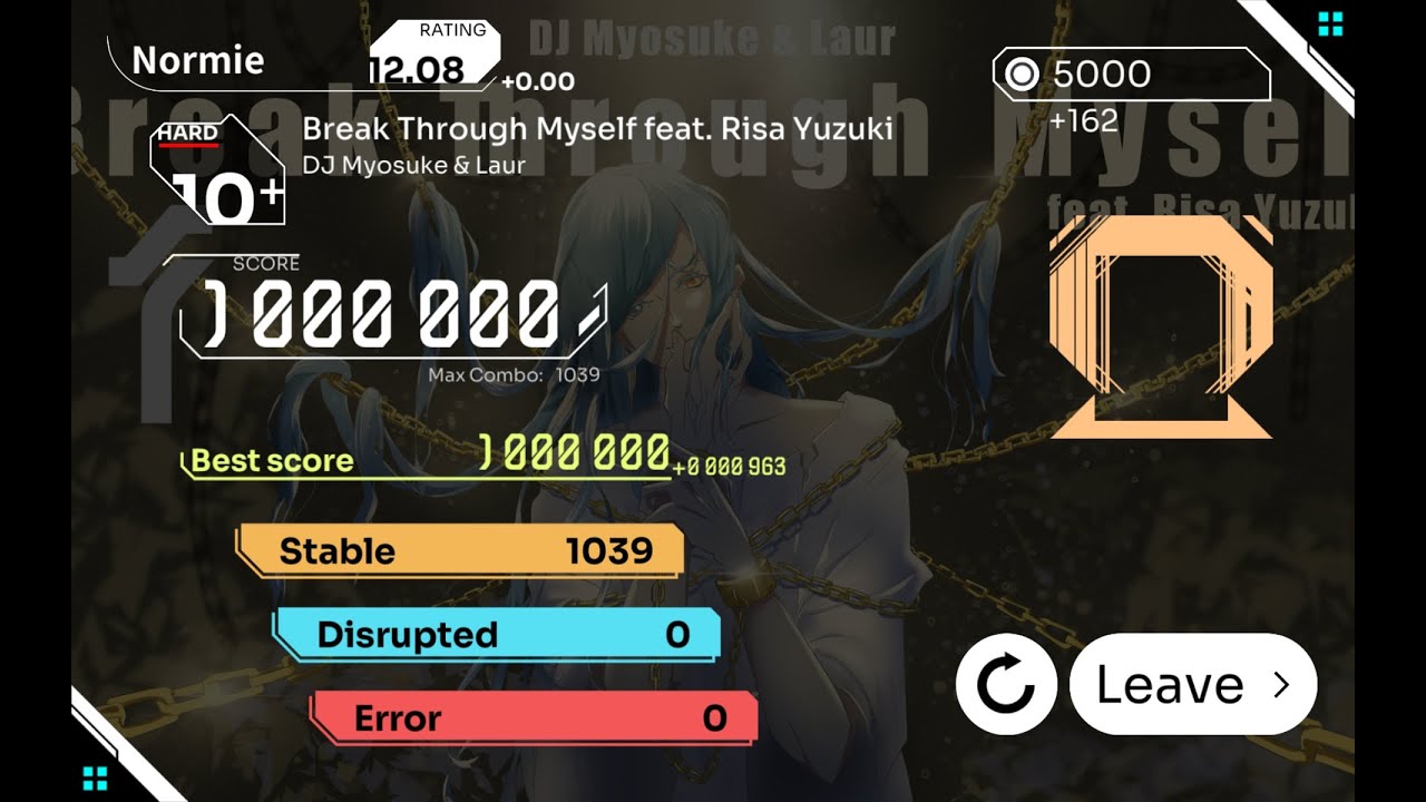 Orzmic || Break Through Myself || Hard 10+ (PERFECT DECRYPTION)