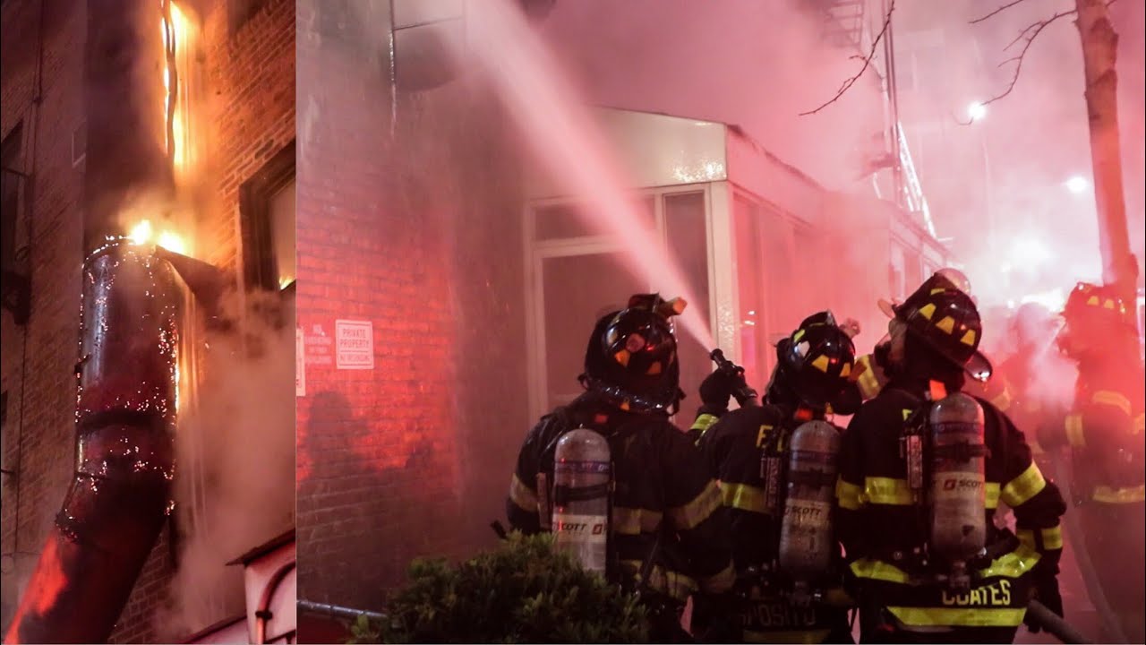 **First Due Arrival** [ Manhattan 3rd Alarm Box 1147 ] Heavy Fire Throughout a 3 Story - 85th Street