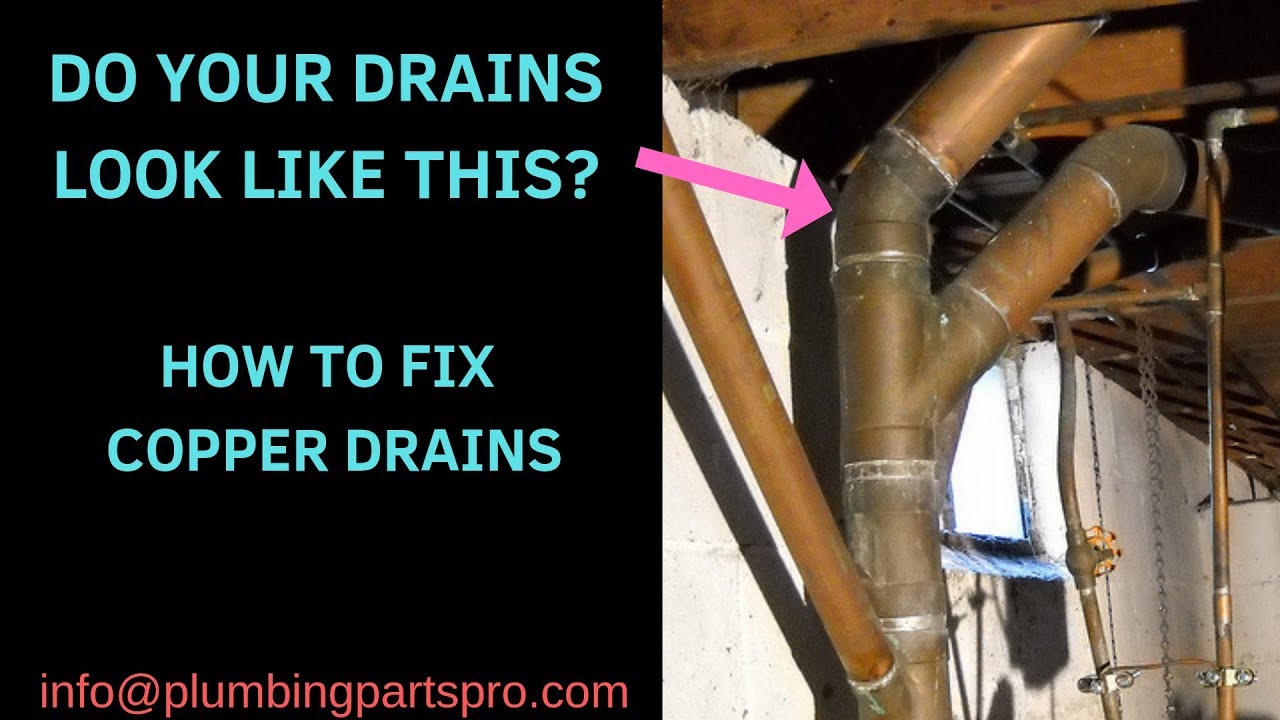 Replacing Copper Drains with PVC