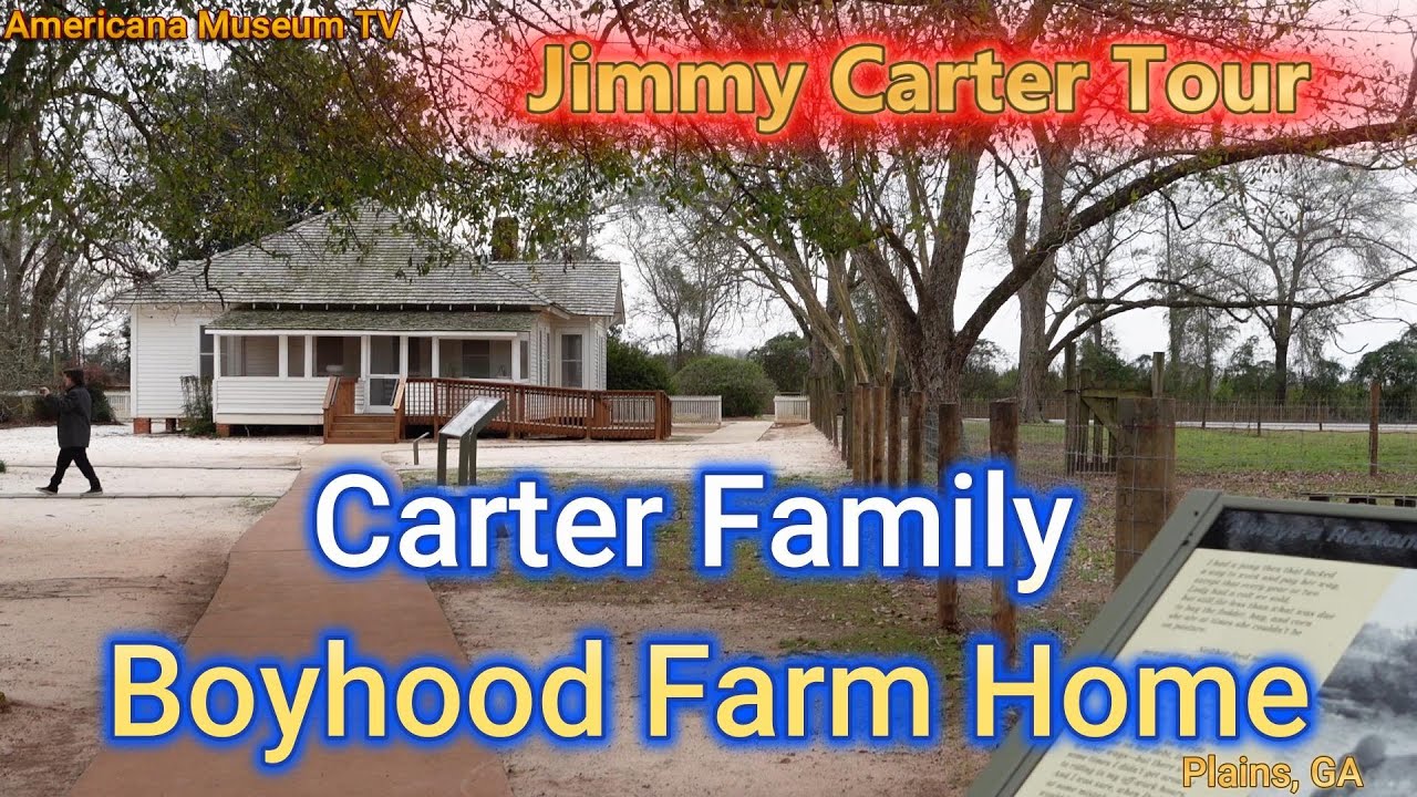 Jimmy Carter Tour of BOYHOOD FARM HOME - Full Walking Tour in Plains, Georgia