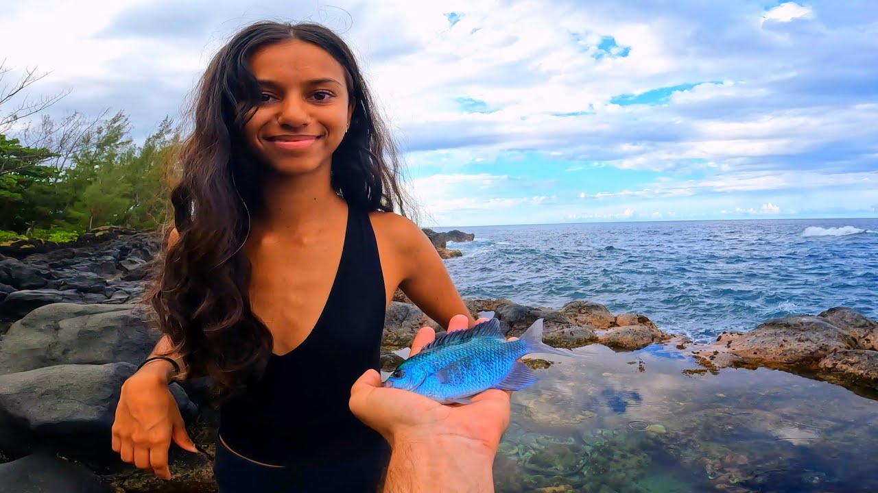 JE PÊCHE au BOUCHON avec AMIRA (elle est tp forte)