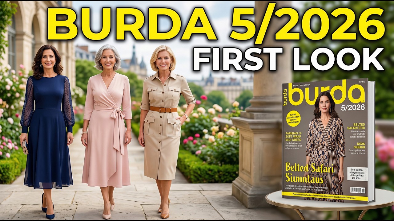 ✨ Первый взгляд на коллекцию Burda 5/2026 ✨