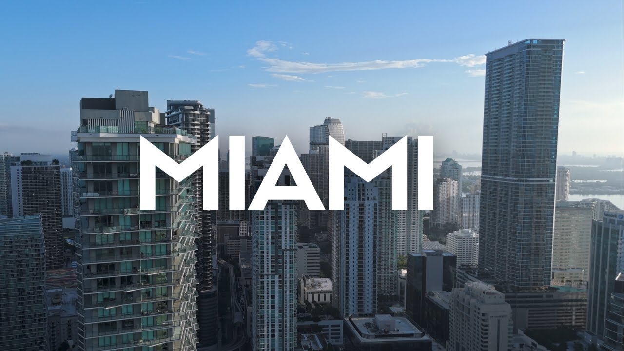 Breathtaking 60fps Miami Aerial Shots