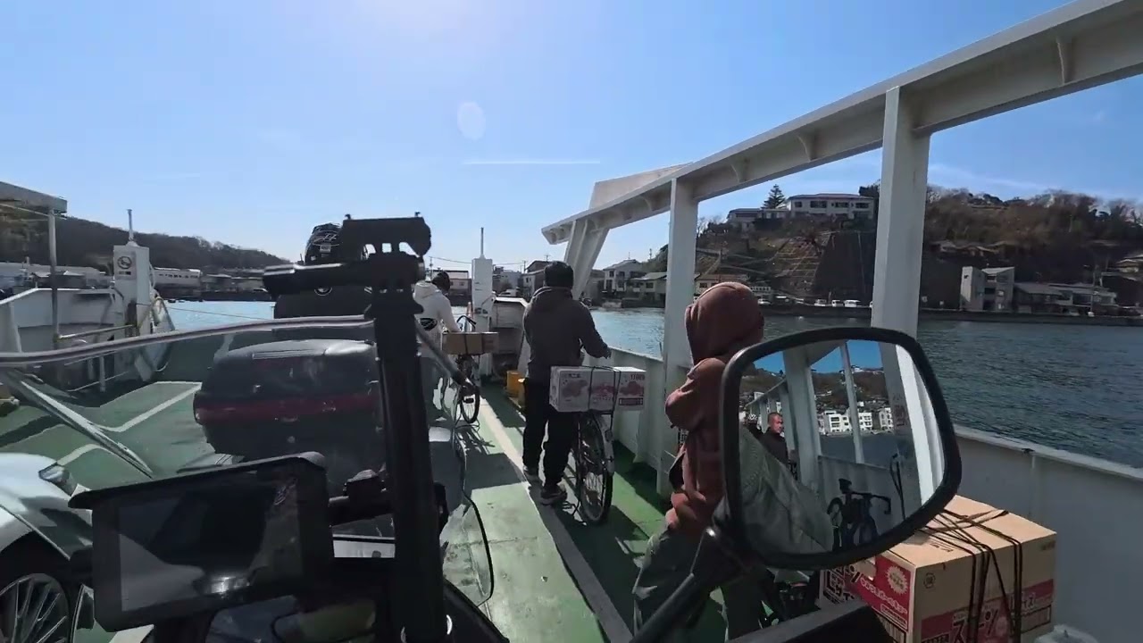 尾道渡船で向島へ