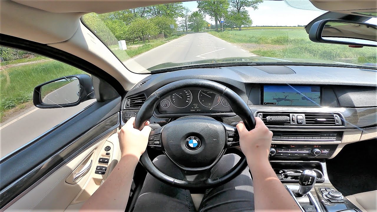 BMW 520D F10 2.0d 184HP (2010) POV Test Drive & Acceleration 0-100 | 4K #128
