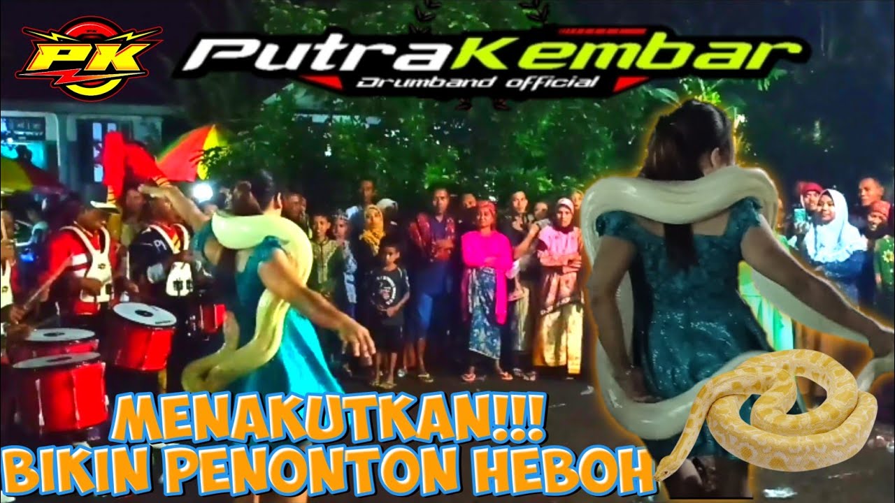 TARI ULAR BIKIN PENONTON MERINDING KETAKUTAN | VERSI DB. PUTRA KEMBAR.