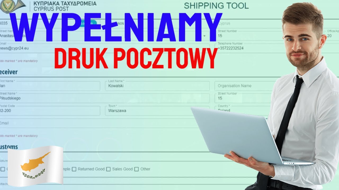 Jak wypełnić druk przesyłki pocztowej