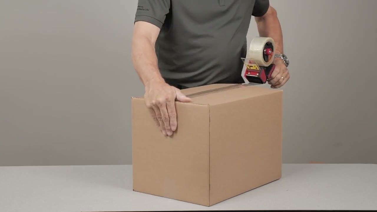 Scotch&reg; High Tack Box Sealing Tape 375+ Box Plunge Demonstration