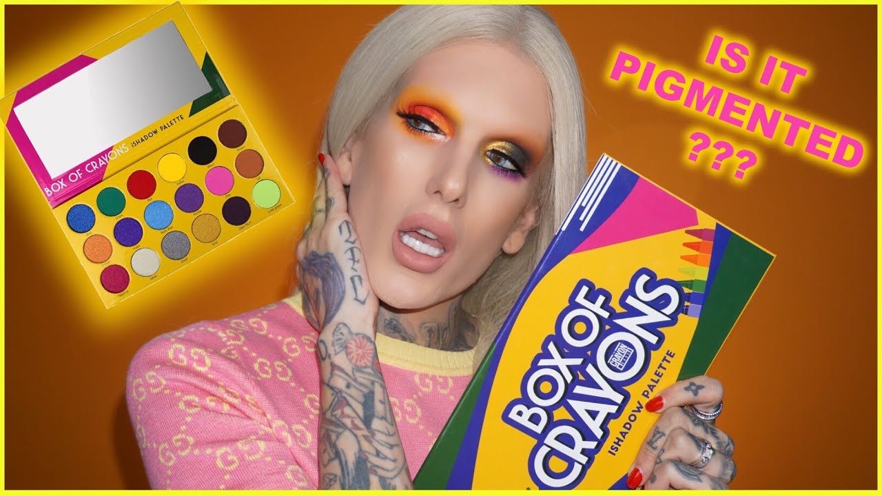 КОРОБКА С КРАСНЫМИ МЕЛКАМИ ПАЛИТРА ТЕНЕЙ ДЛЯ ВЕК... Одобрено ли это Jeffree Star??