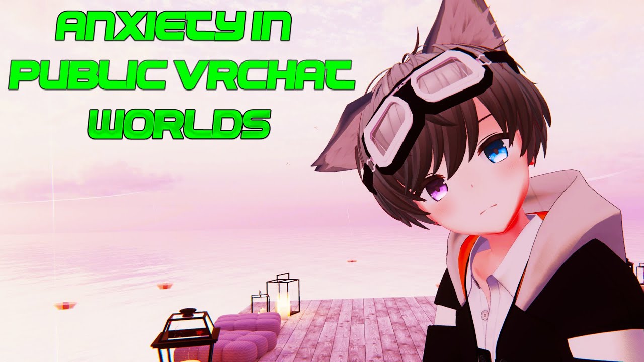 Anxiety in public VRChat worlds - VRChat Vtuber vlog