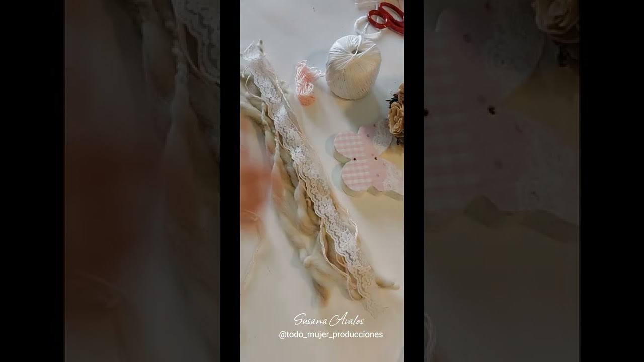 como hacer Borlas Shabby Chic