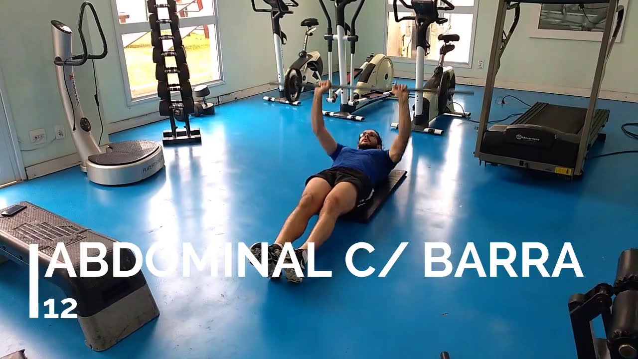 25 EXERCÍCIOS PARA FAZER COM UMA BARRA E ANILHAS! (EM CASA)