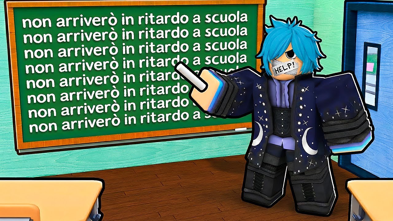 Sono IN RITARDO per SCUOLA! - Roblox