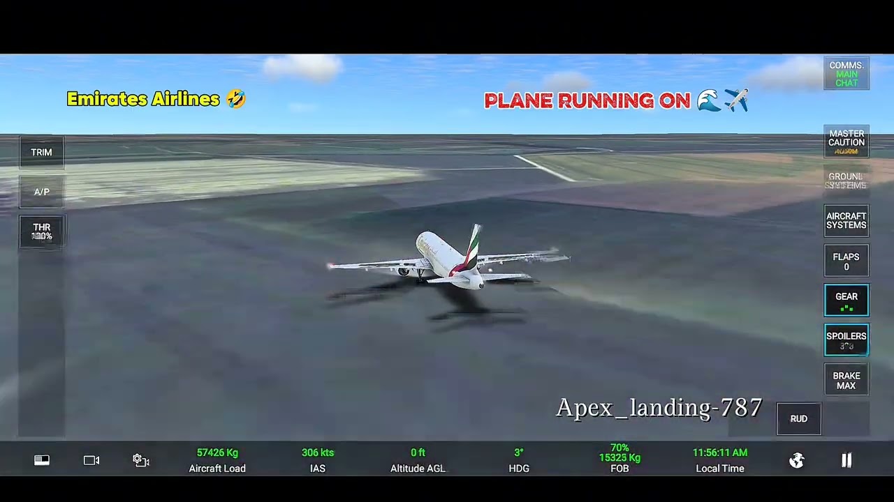 Rfs new glitch! 😱 Plane running on water? ✈️🌊 #rfs #shorts