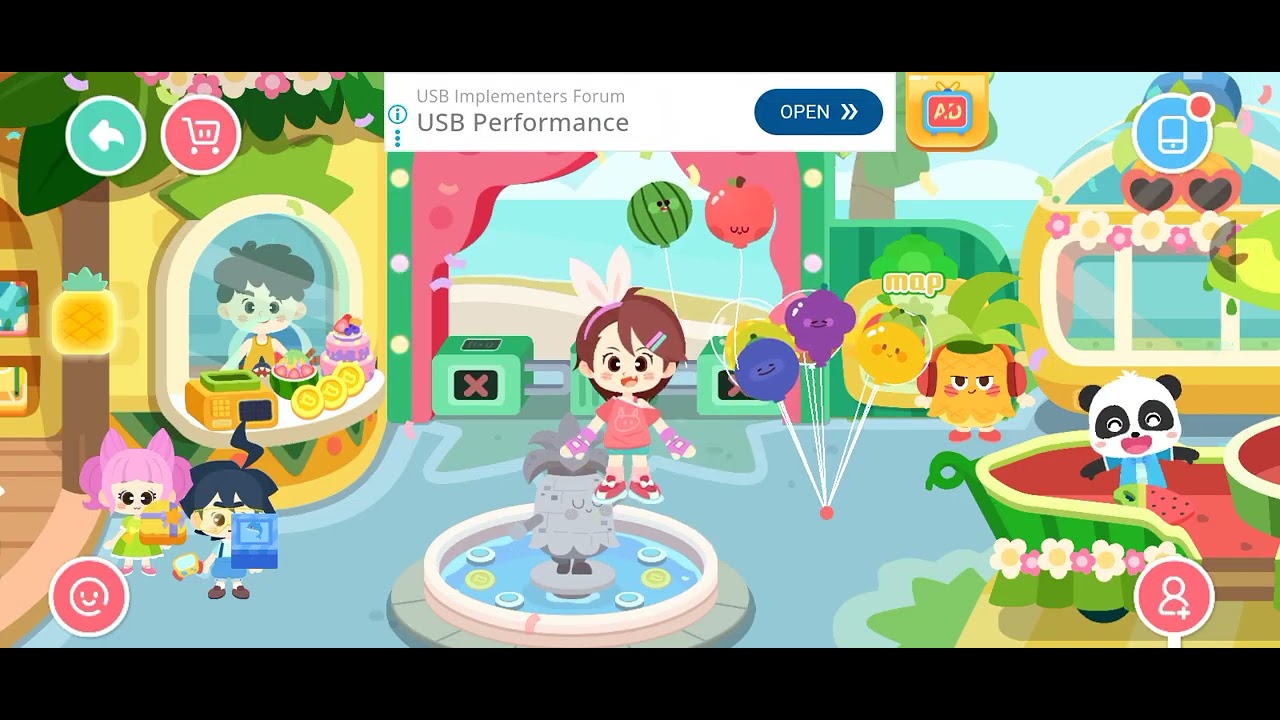candy dan lightning seaworld dalam permainan clay aku membali banget | babybus kota duniaku 