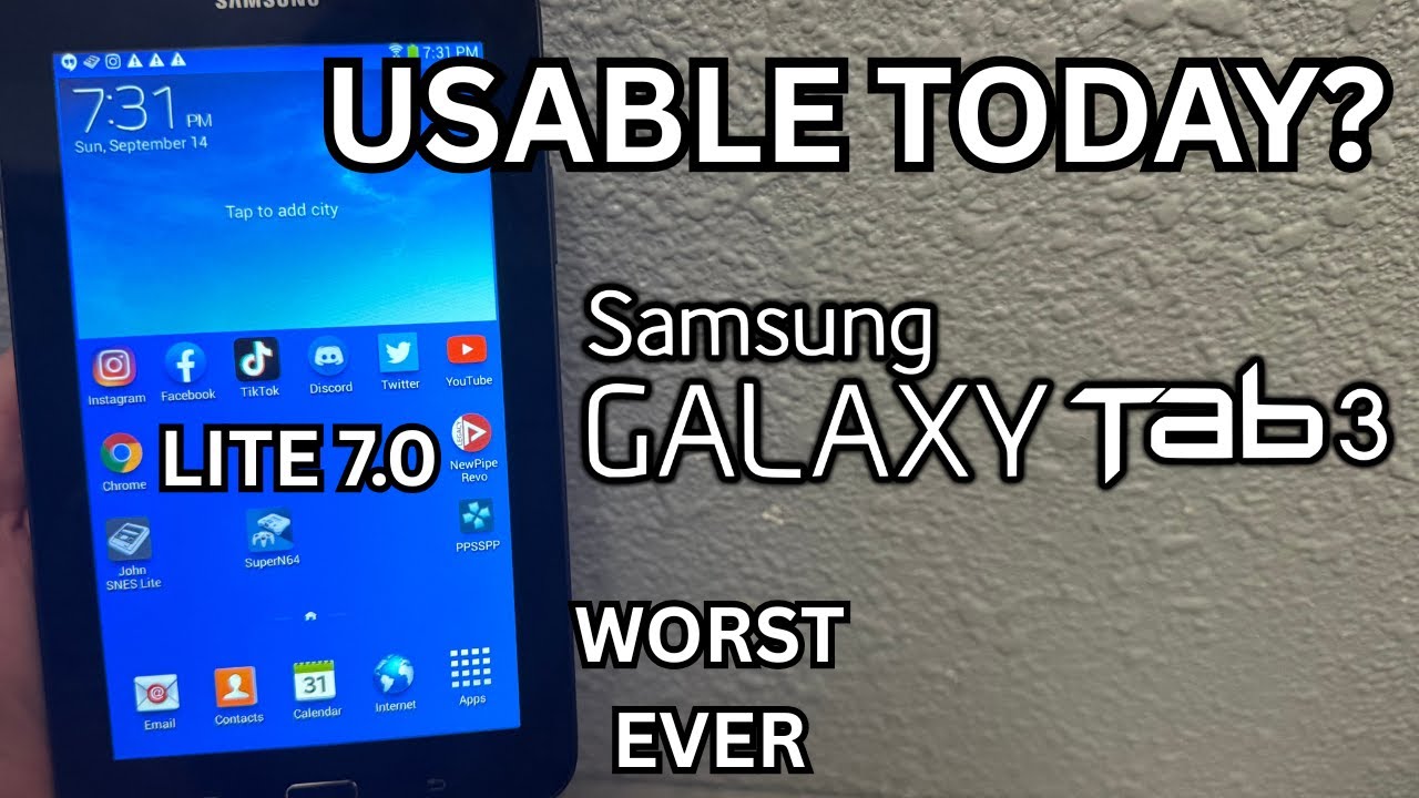 The Samsung Galaxy Tab 3 Lite Experience in 2025