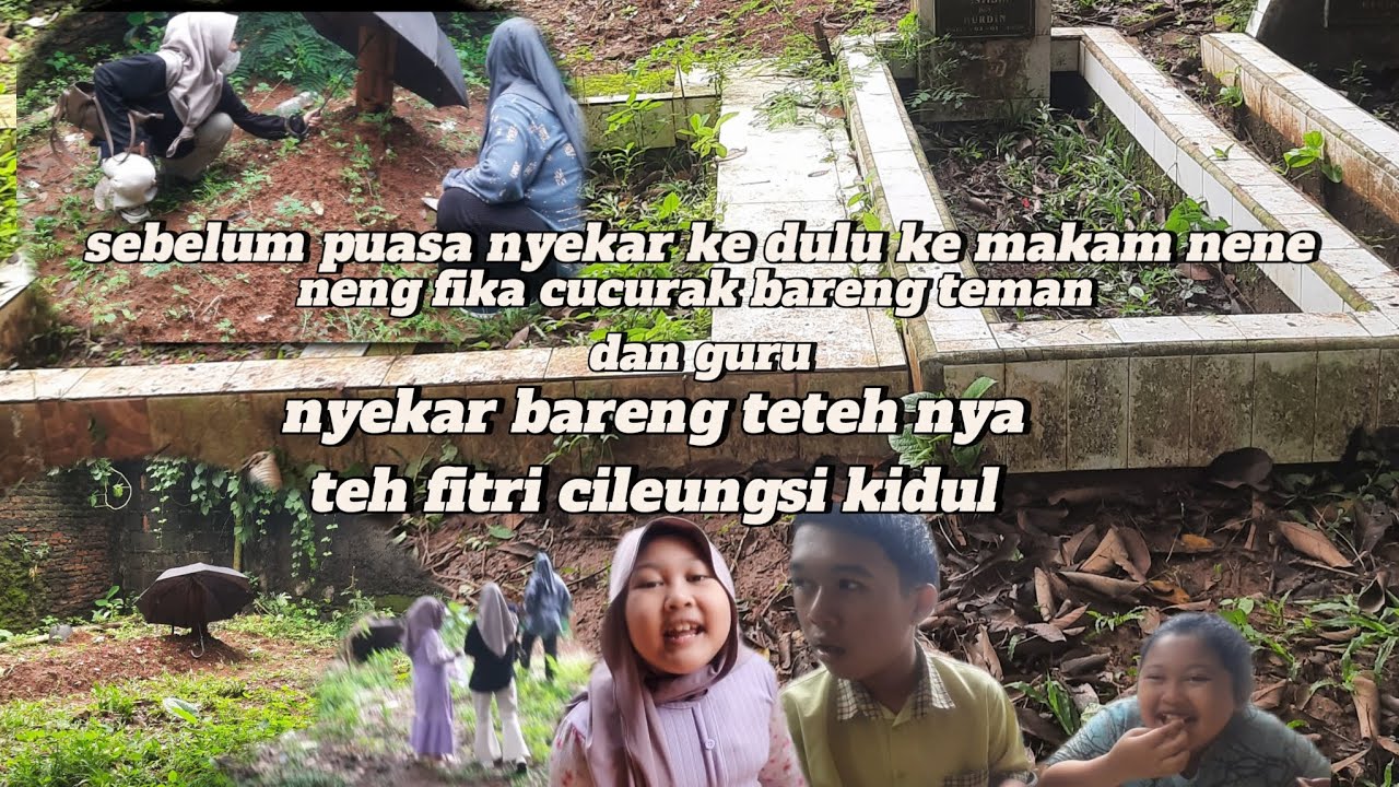 Nyekar ke makam nene  perkara keju jadi debat ama abang evan#cilengsi #jonggol #suasanapedesaan 