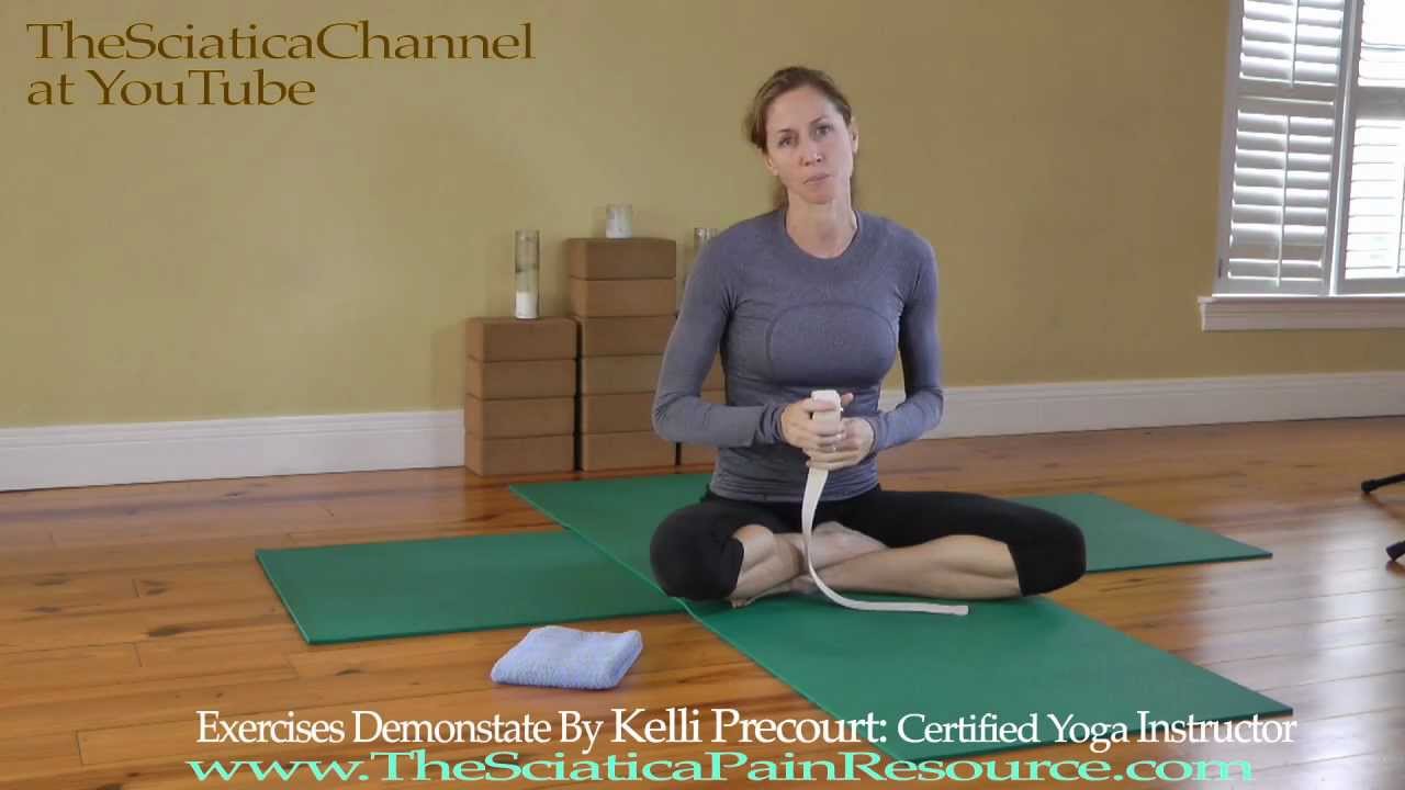 Sciatica Exercise: Reclining Big Toe Pose