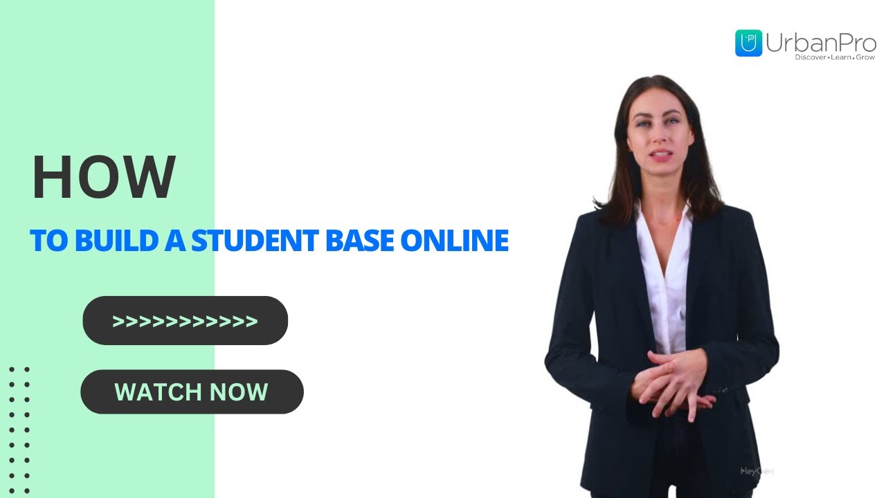 How to Build a Student Base Online | Grow Your Teaching Business with UrbanPro