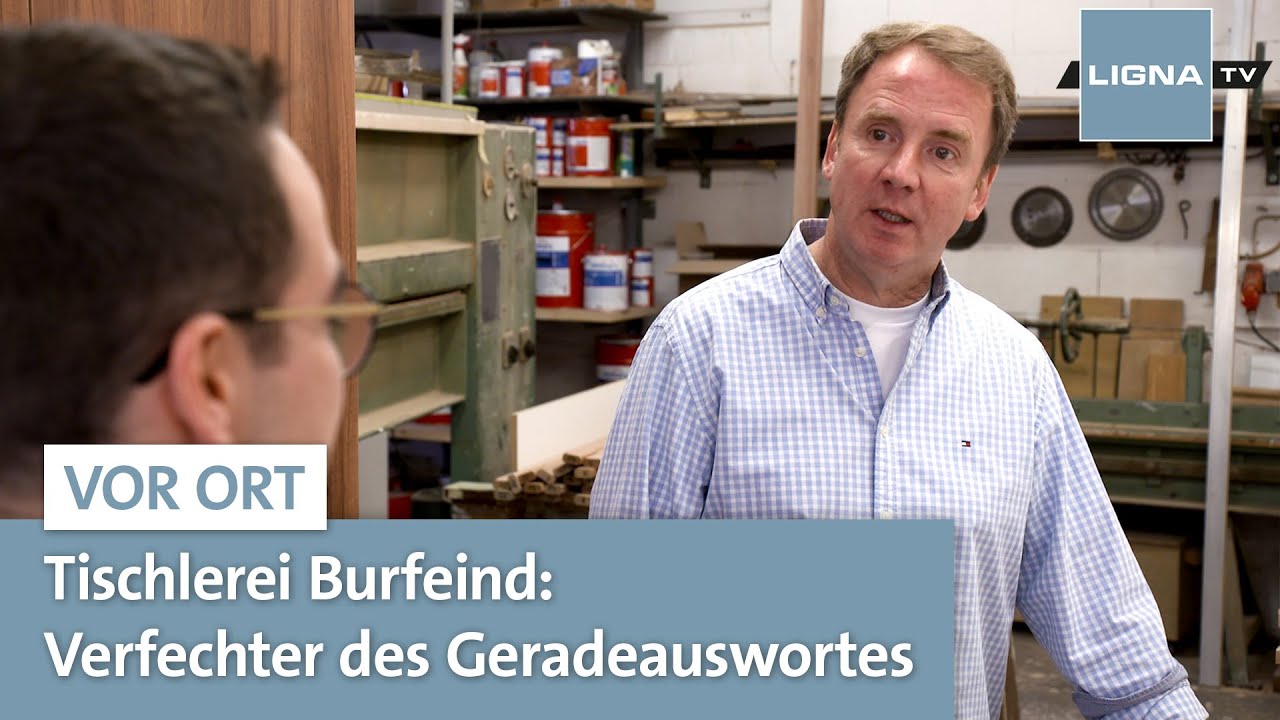 Breite Produktpalette aus Niedersachsen | Vor Ort bei der Tischlerei Burfeind | LIGNA.TV