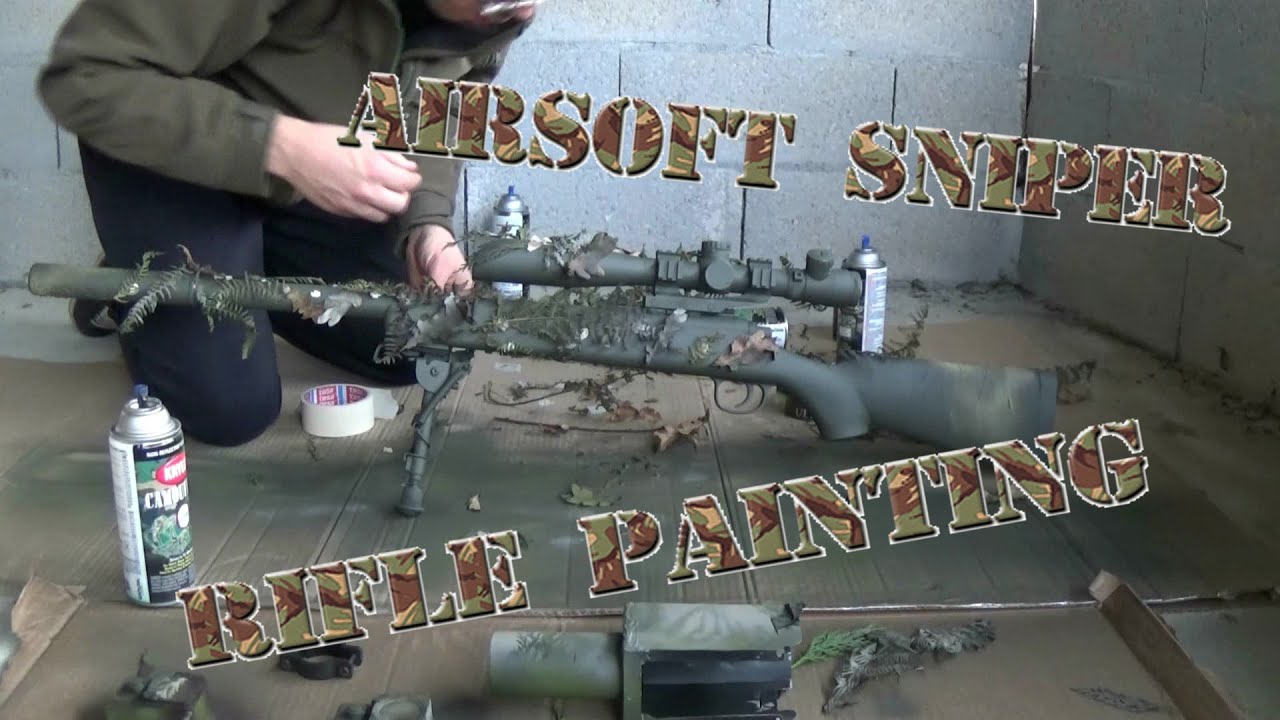 AIRSOFT SNIPER - RIFLE PAINTING
