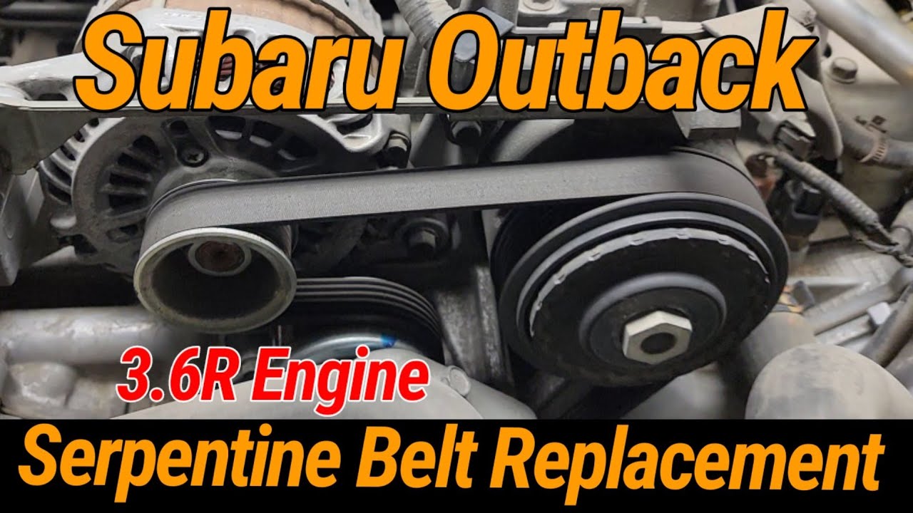 Outback 3.6R  Serpentine Belt Replacement #subaru #diysubaru