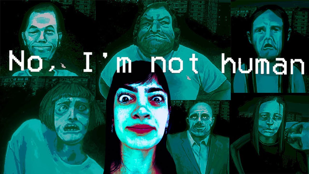 This Indie Horror Game Made Me Question My Humanity | No, I'm Not A Human | All Visitors & Endings