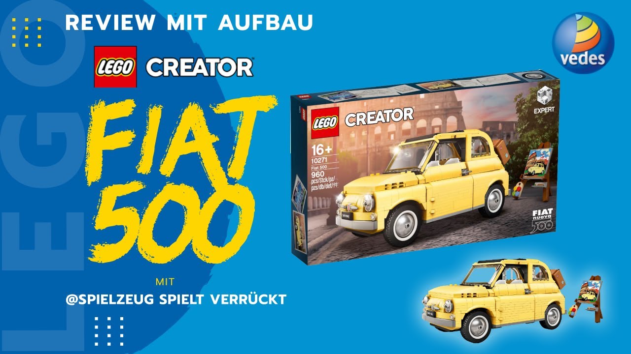 LEGO® Creator Fiat 500 - Speed Building - VEDES