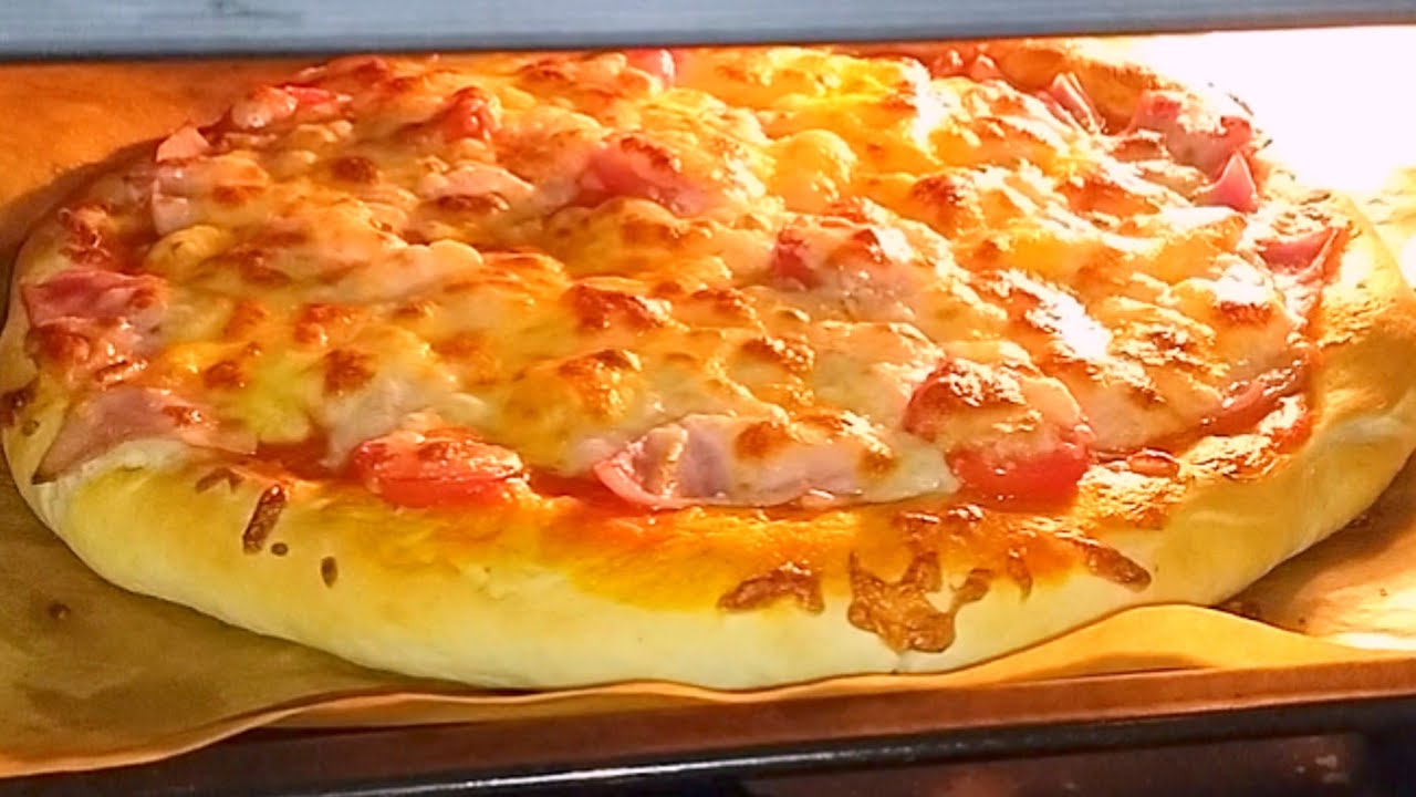 Идеальный рецепт Вашей Пиццы. Пицца с ветчиной и сыром. Быстро и вкусно! 