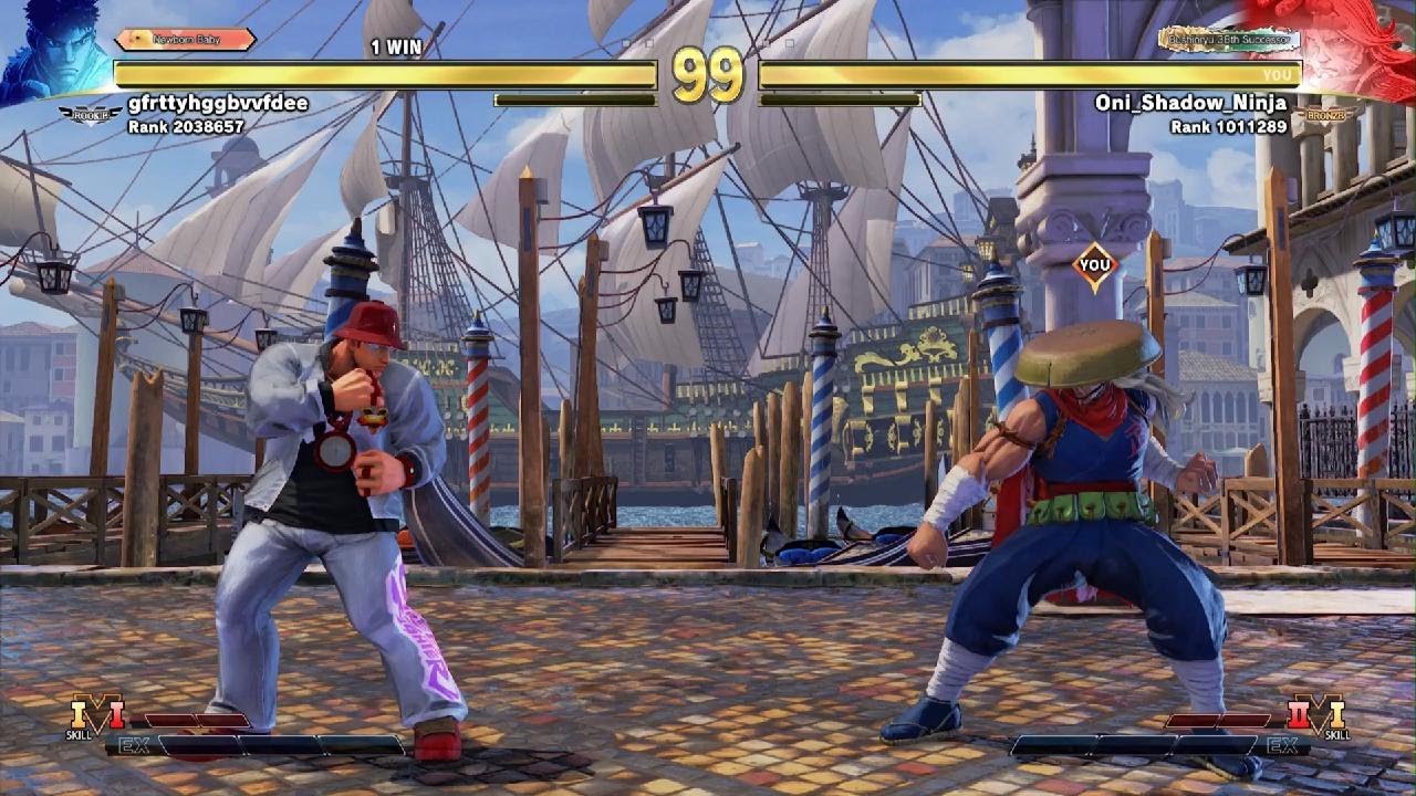 STREET FIGHTER V online match gfrttyhggbvvfdee VS Oni Shadow Ninja