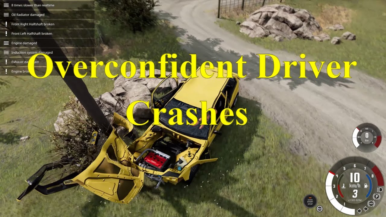 Overconfident Driver Crashes # 3 | BeamNG.drive 🔥🚗
