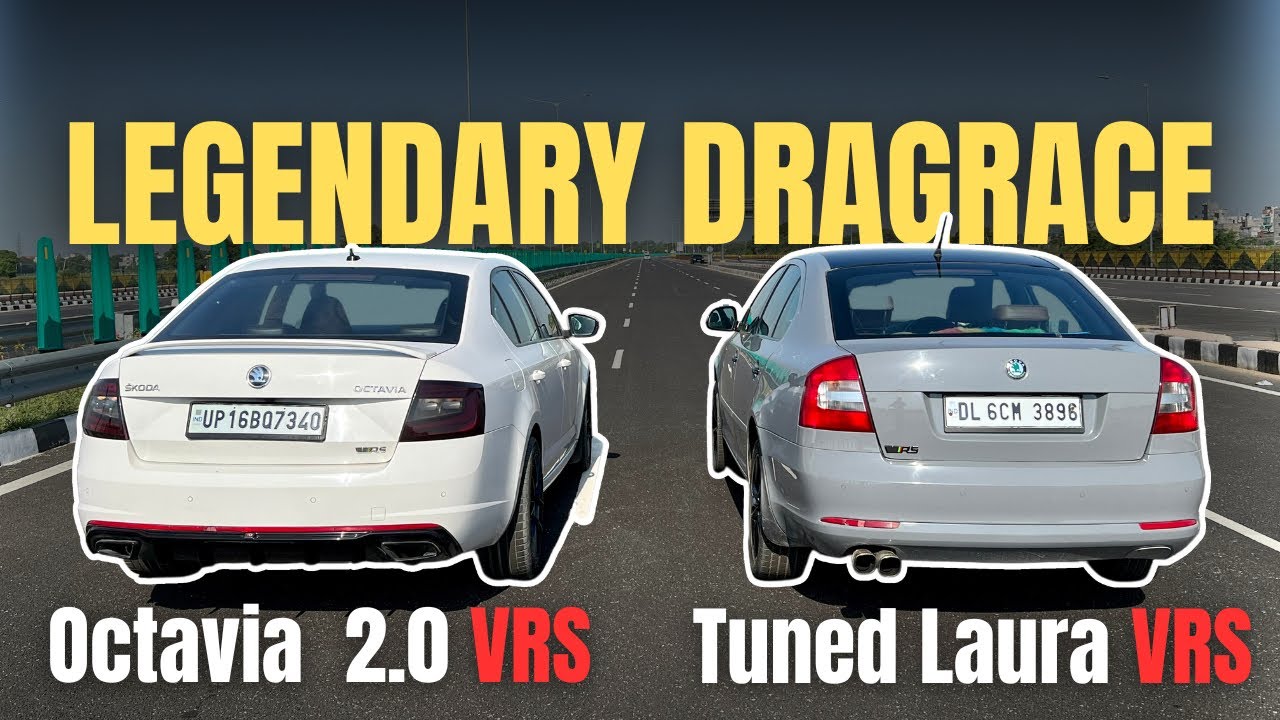 OCTAVIA VRS VS TUNED LAURA DRAG RACE👿