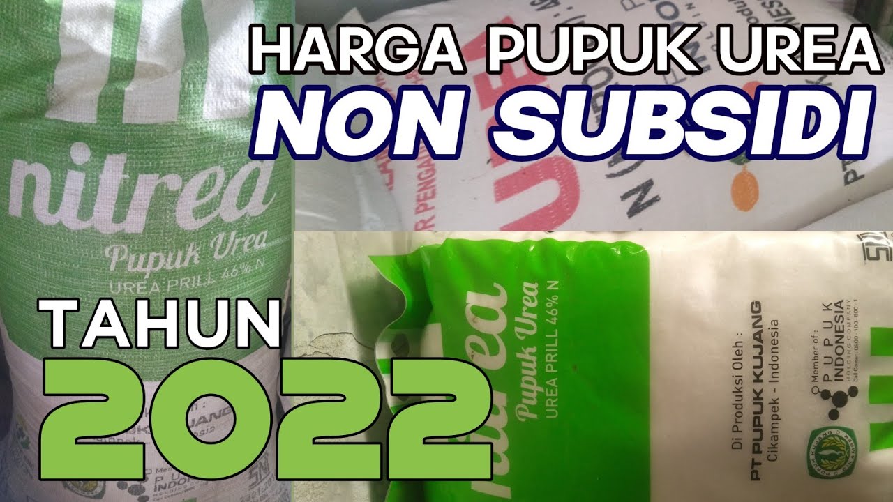 Harga Pupuk Urea Non Subsidi Tahun 2022