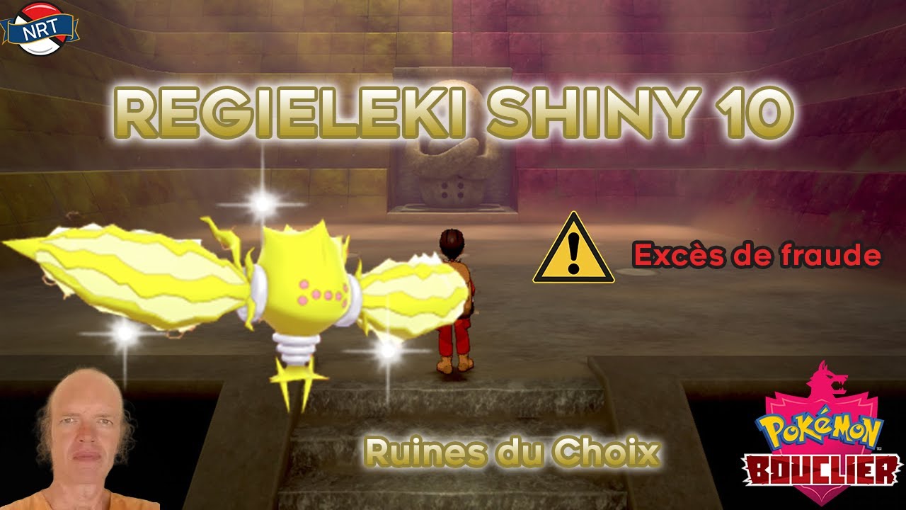 HOLD-UP EFFRAYANT - Regieleki shiny en 10 vus sur Bouclier