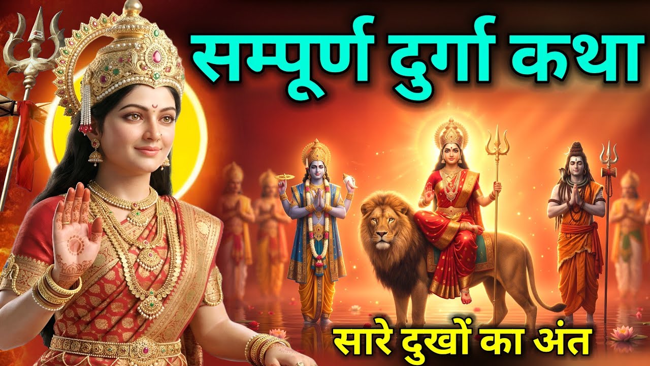 🥰माँ दुर्गा दिव्य कथा: Durga Mata Ki Katha | NAVRATRI VRAT KATHA