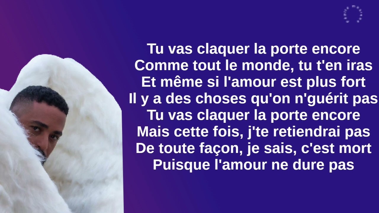 Slimane - Claquer &agrave; la porte (paroles)