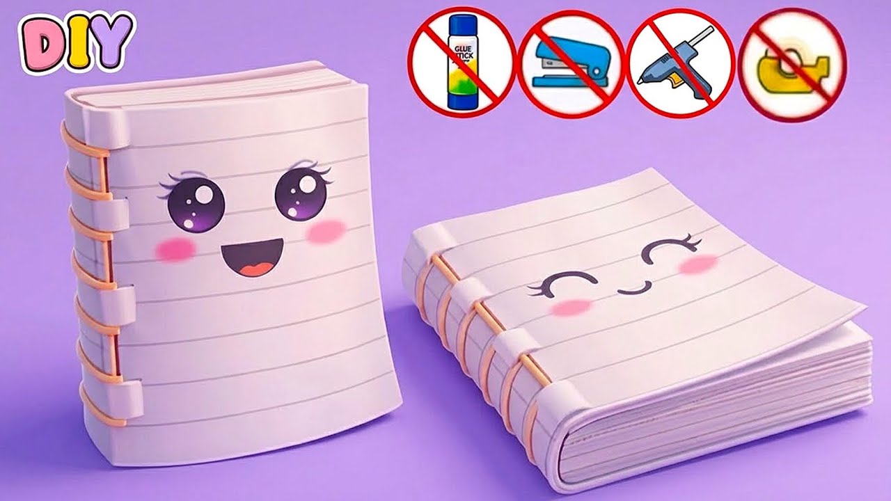 DIY Easy Origami Mini Notebook No Glue No tape | Cute Crafts | Paper Craft | Easy Craft Ideas | How
