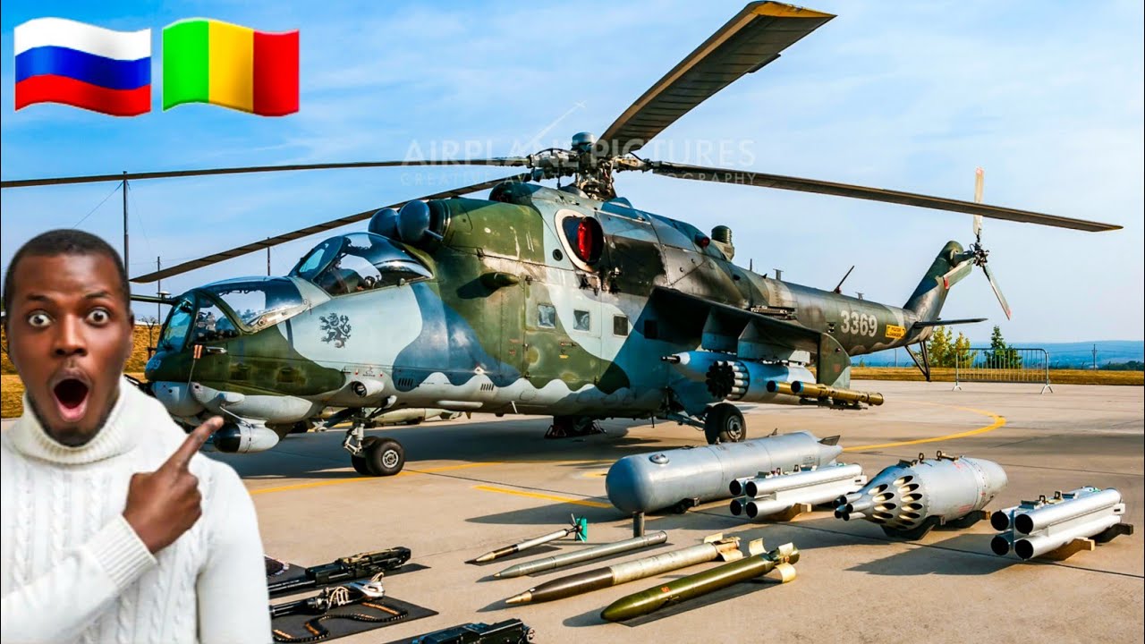 🇷🇺🇲🇱 Découvrez le puissant hélicoptère Blindé de l'armée Malienne qui fait peur| Le Mi-35