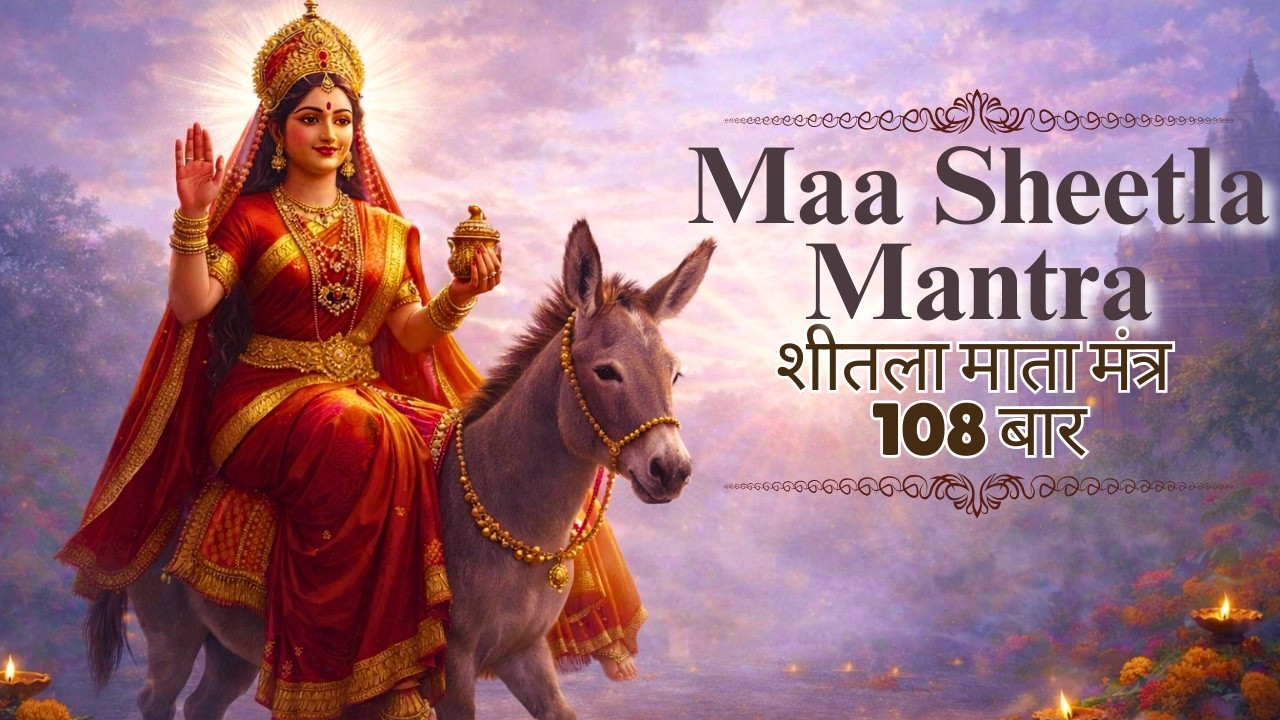 ॐ शीतलायै नमः | शीतला माता मंत्र | 108 Times | Sheetla Mata Mantra for Health & Protection