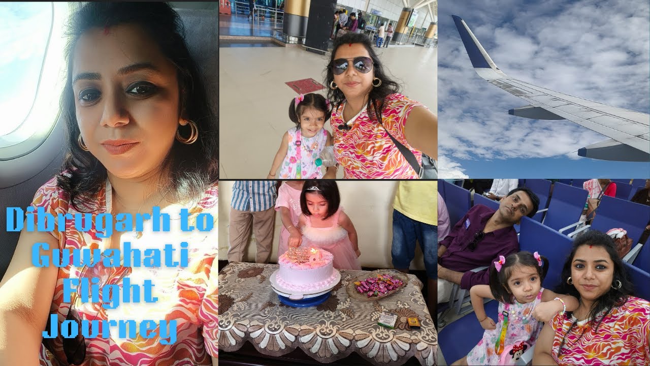 Dibrugarh to Guwahati flight journey #indigo flight # Dibrugarh airport to Guwahati airport