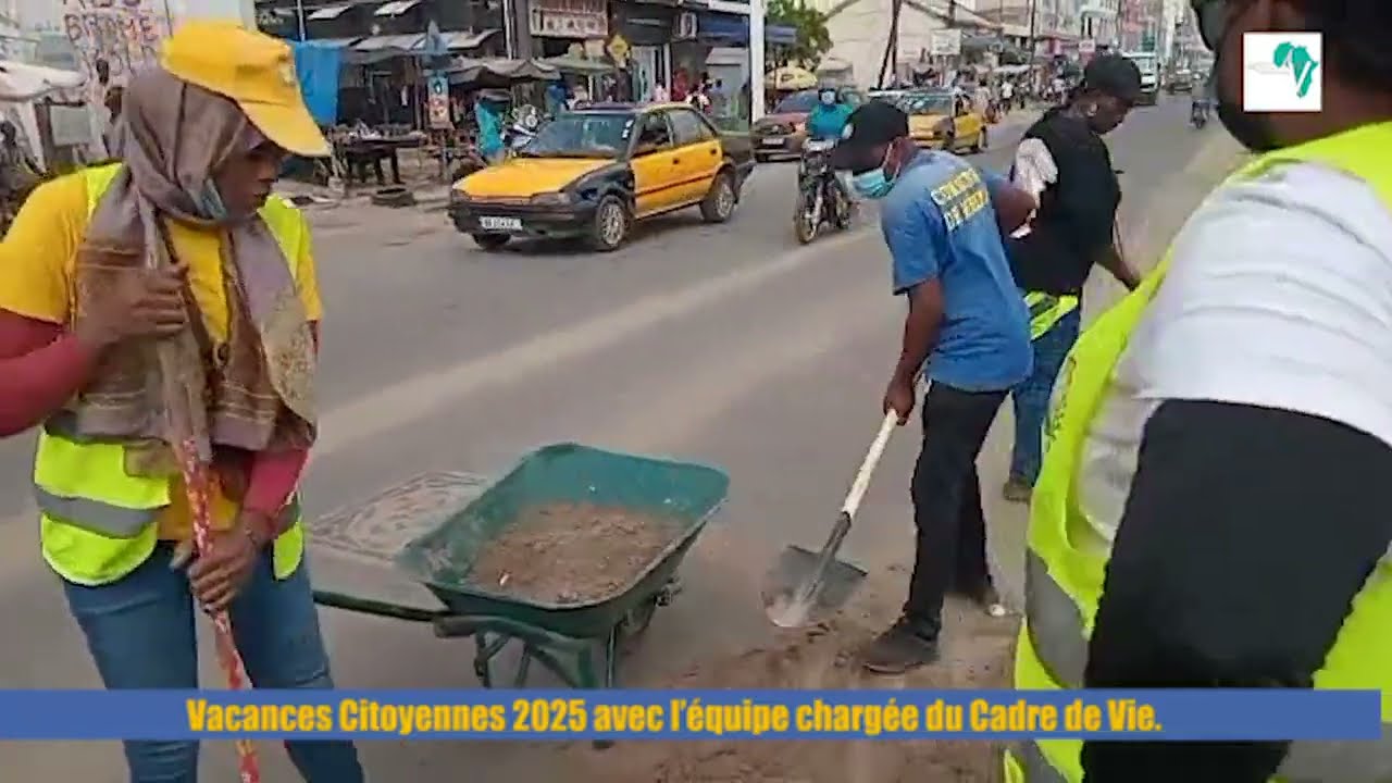 Vacances Citoyennes 2025 avec l’équipe chargée du Cadre de Vie