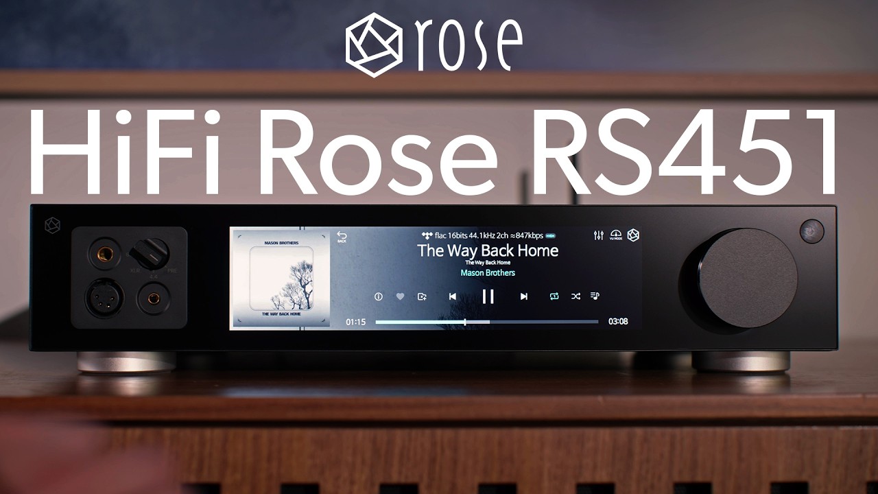 Сетевой музыкальный стример HiFi Rose RS451 с высоким разрешением | Crutchfield