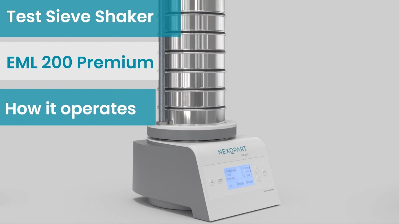 Test sieve shaker - NEXOPART EML 200 Premium