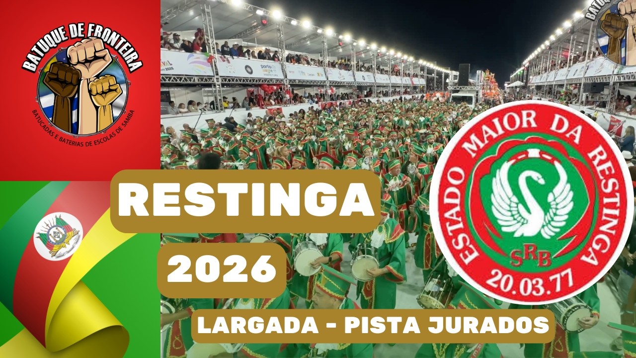 RESTINGA 2026 | LARGADA - PISTA JURADOS  - DESFILE 2026 | SAMBA AO VIVO