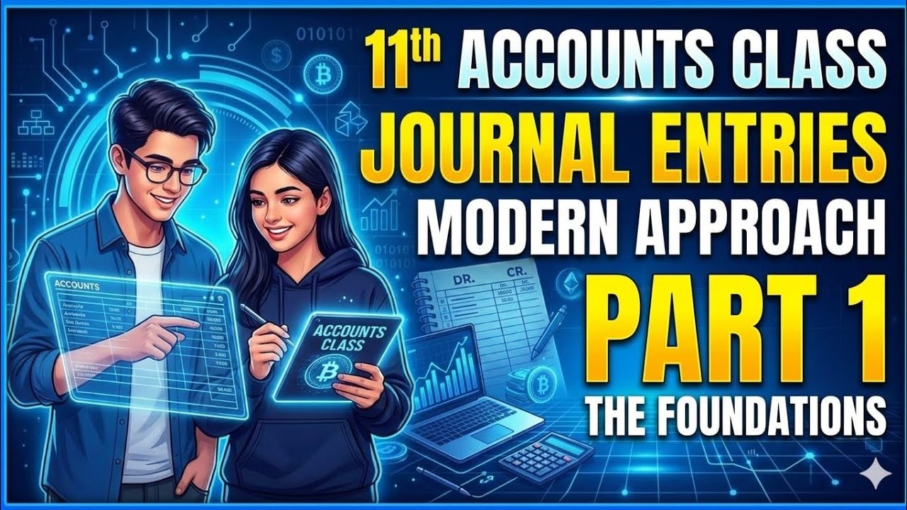 How to prepare Journal Entries | Modern Approach | 11th Accounts | Part 1 in TAMIL