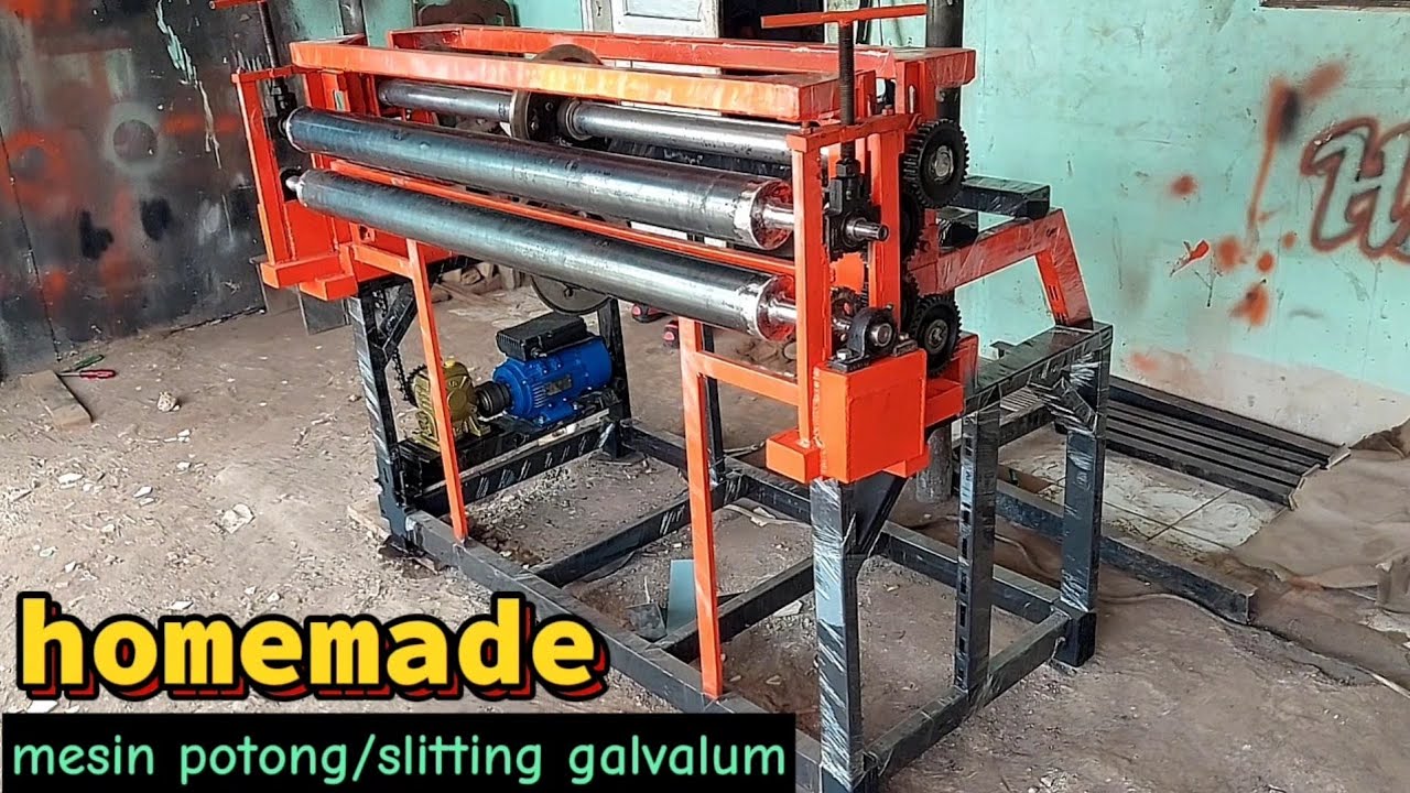 BAHAYA..!mesin slitting galvalum 620 W bersama doliz BA 735
