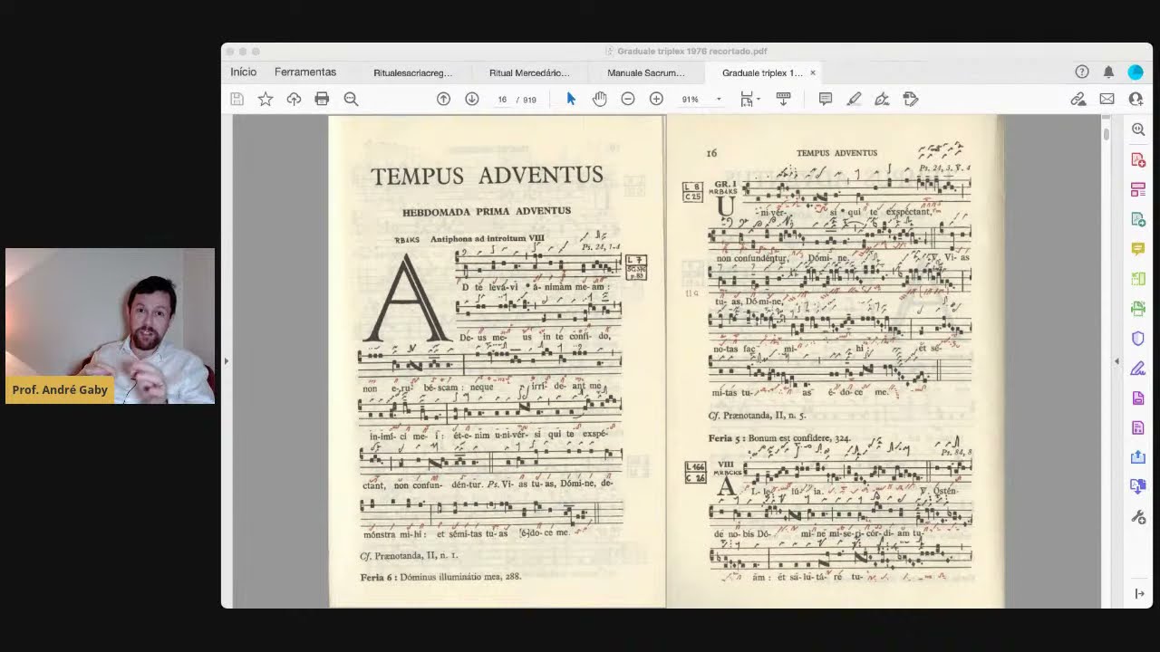 Estudo das Antífonas do Gradual Romano #1 - Primeiro Domingo do Advento